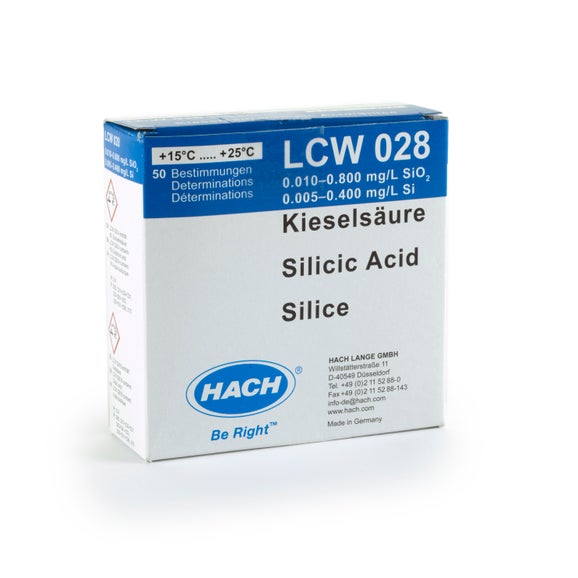 Silica Reagent Set, 0.01-0.8 mg/L SiO₂