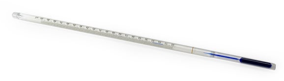 Thermometer, 30 to 50 C°, 250 mm