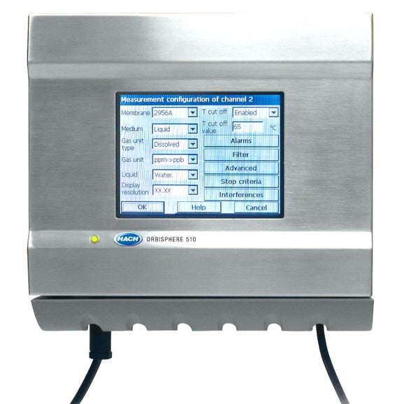 Orbisphere 510 Controller O₂ (EC), Wall Mount, 10-30 VDC, 0/4-20mA, External Pressure Sensor Connection
