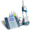Sension+ PH31 GLP Laboratory pH and ORP Meter with Electrode Stand, Magnetic Stirrer and Accessories with pH Electrode for Low Ionic Strength Samples